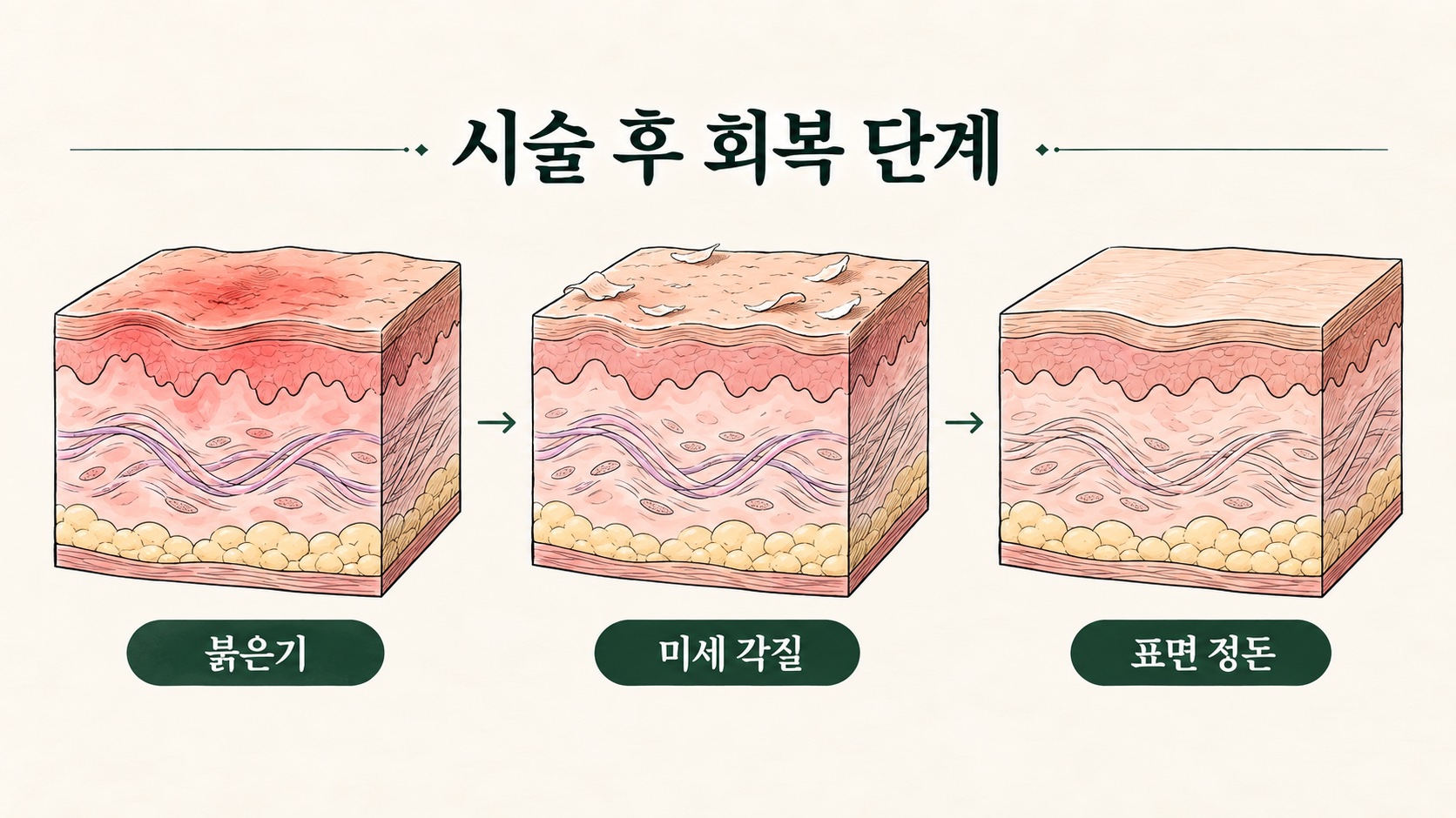 어븀야그 프락셀 시술 후 붉은기·미세 각질·표면 정돈으로 이어지는 회복 단계